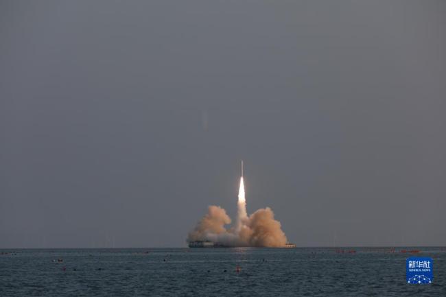 谷神(shén)星一号海射型運(yùn)載火箭成功發射(shè)